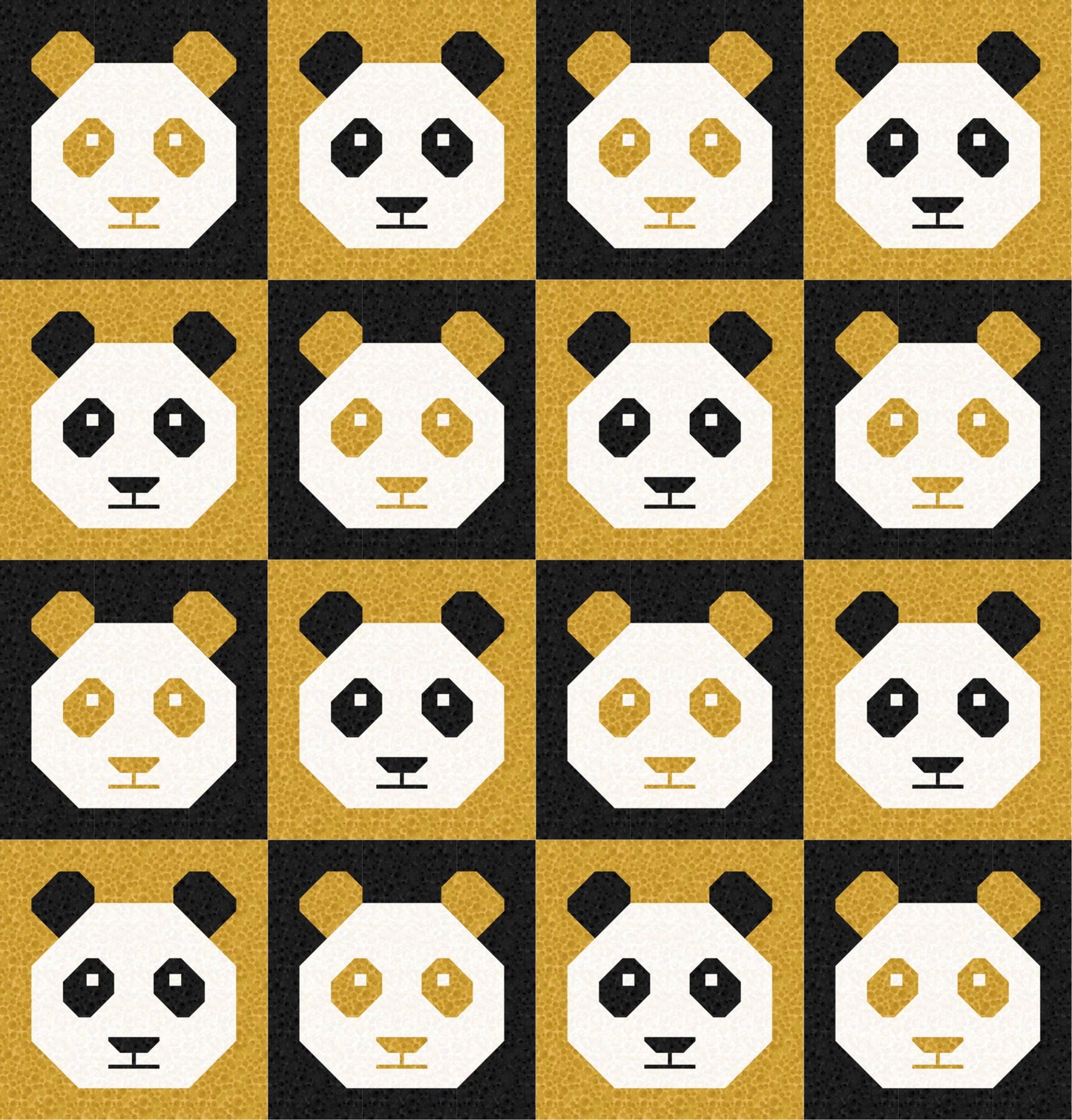 LIMITED EDITION!! Cotton and Joy Pandamonium Quilt Kit Featuring Lewis & Irene Bumbleberries Fabric Collection - Baby or Throw Size