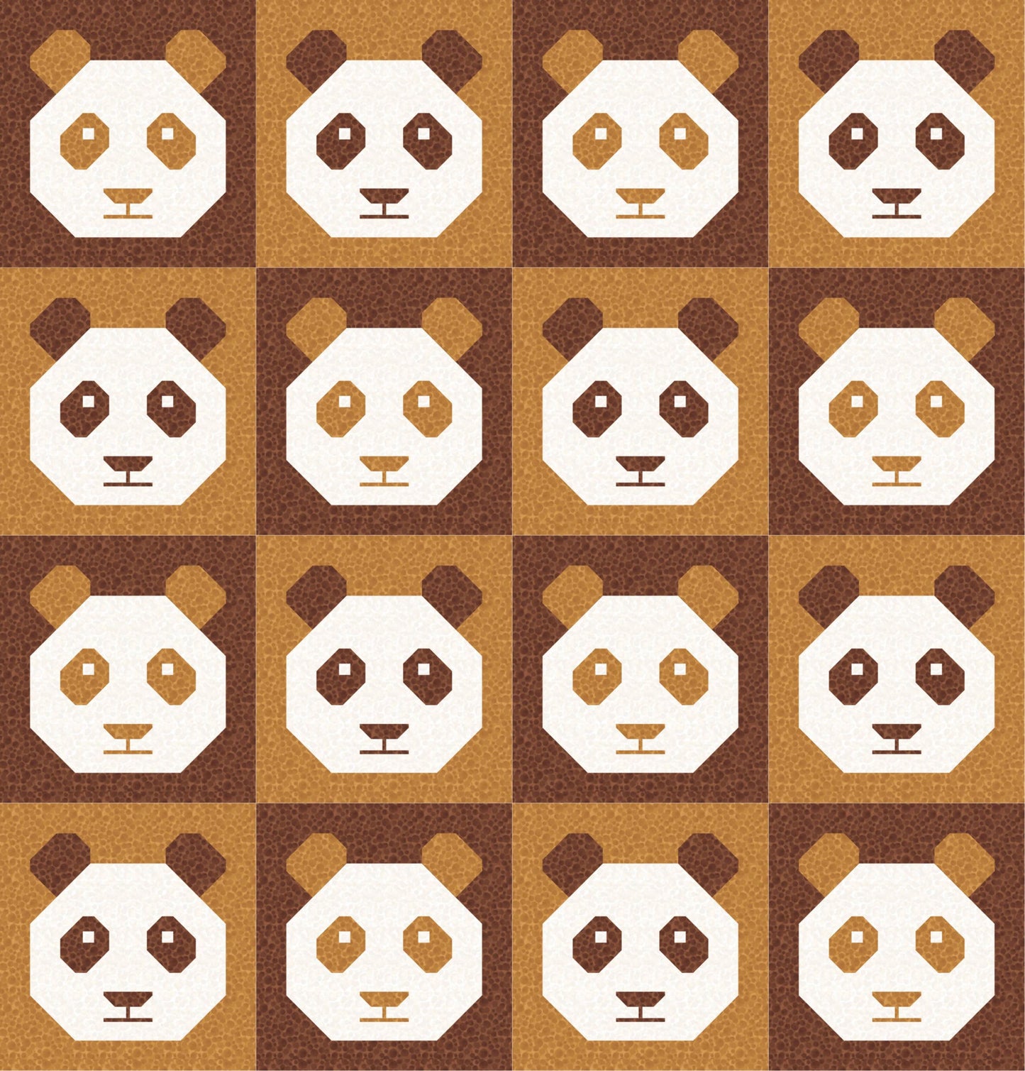 LIMITED EDITION!! Cotton and Joy Pandamonium Quilt Kit Featuring Lewis & Irene Bumbleberries Fabric Collection - Baby or Throw Size