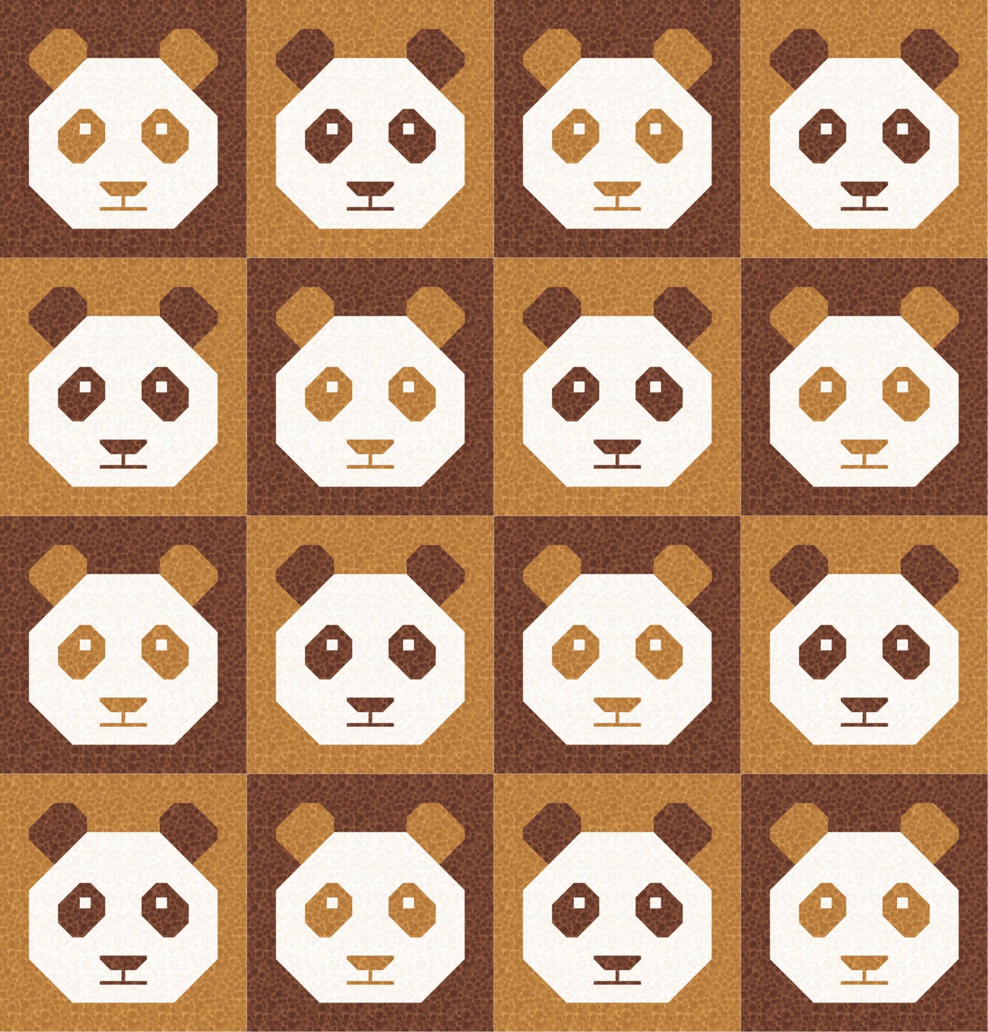 LIMITED EDITION!! Cotton and Joy Pandamonium Quilt Kit Featuring Lewis & Irene Bumbleberries Fabric Collection - Baby or Throw Size