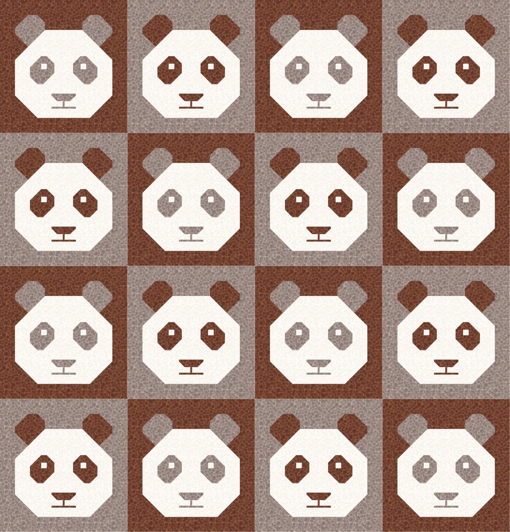 LIMITED EDITION!! Cotton and Joy Pandamonium Quilt Kit Featuring Lewis & Irene Bumbleberries Fabric Collection - Baby or Throw Size