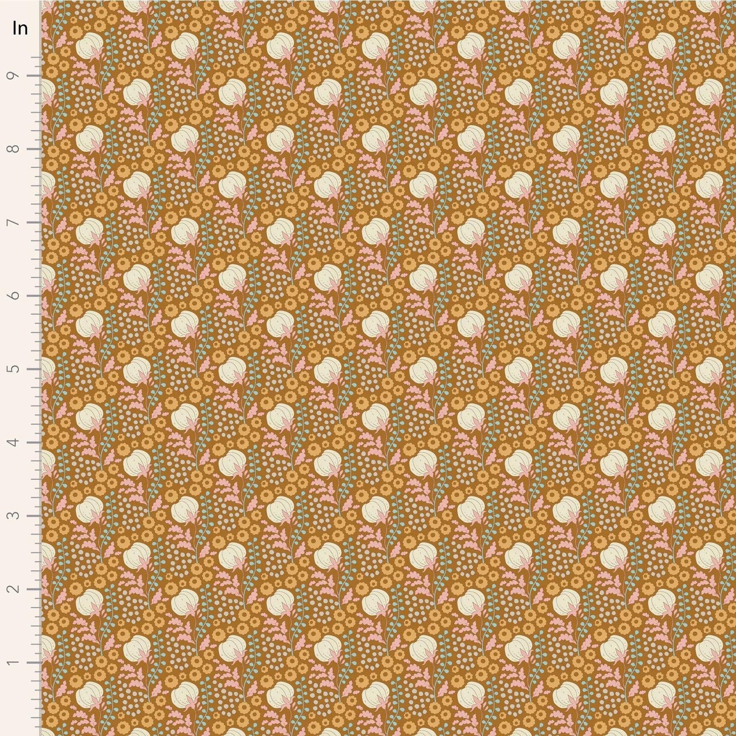 LAST BOLT! Tilda Sanctuary Fabric Collection Cottonfield Ochre Authentic Premium 100% Cotton Fabrics