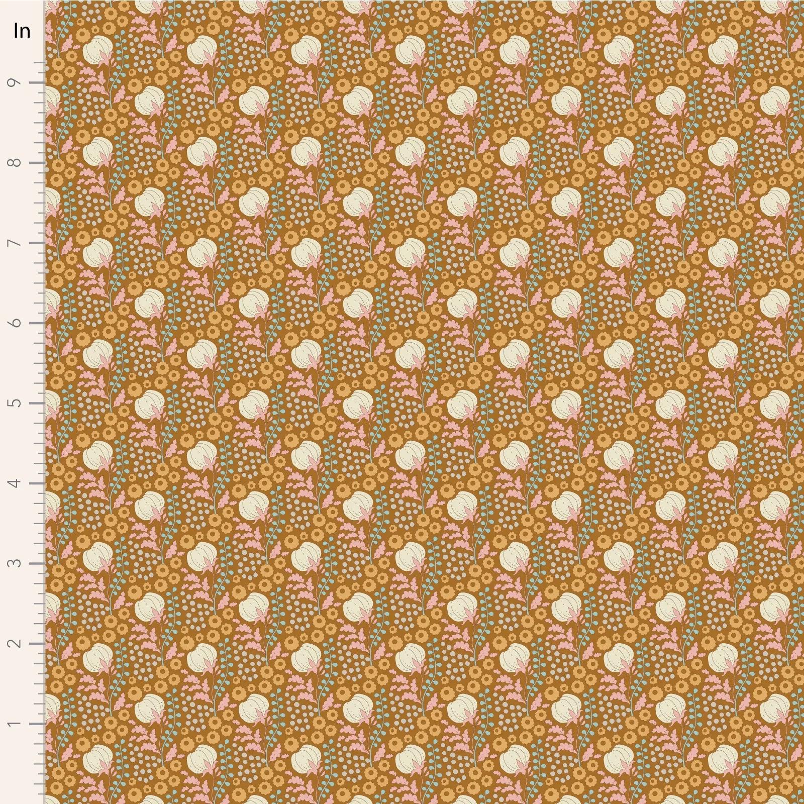 LAST BOLT! Tilda Sanctuary Fabric Collection Cottonfield Ochre Authentic Premium 100% Cotton Fabrics