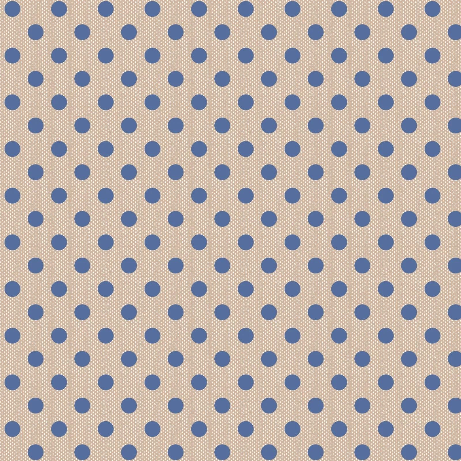 Tilda Creating Memories Summer and Ocean Blues Fabric Collection Polkadot Blue Authentic Premium 100% Cotton Fabrics