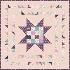 Poppie Cotton Little Star Baby Quilt Kit Featuring My Darling Deer Fabric Collection Finished Size: 40"x40"