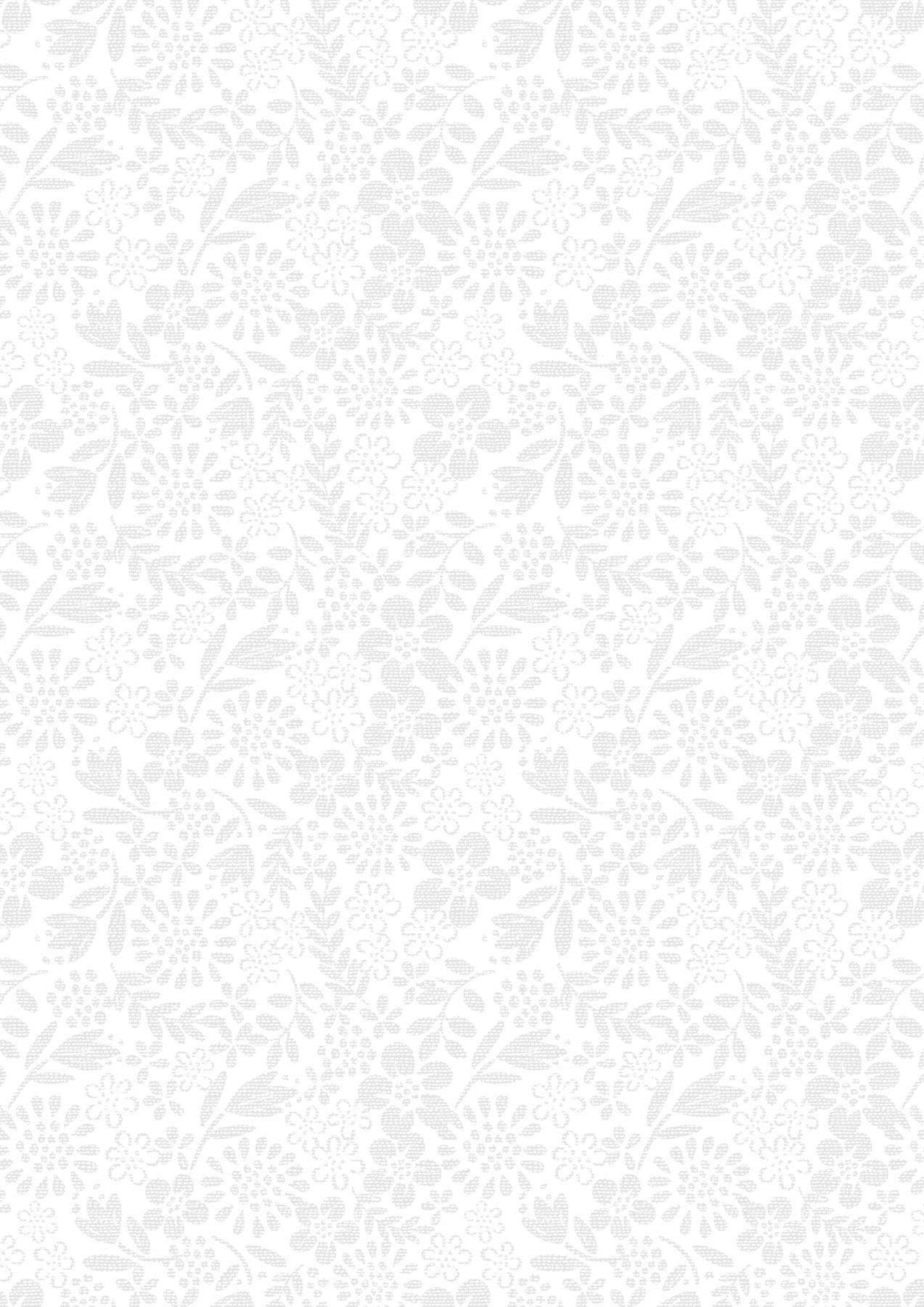 Lewis & Irene Tiny Tonals Fabric Collection Floral Garden White on White TT10.1 Authentic Premium 100% Cotton Fabrics