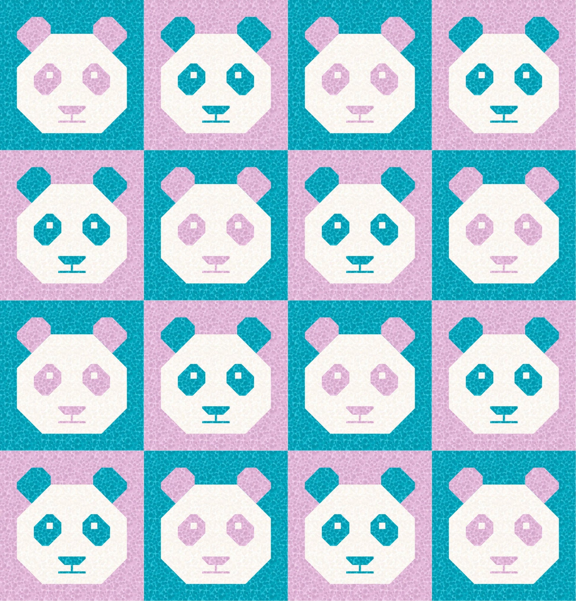 LIMITED EDITION Cotton and Joy Pandamonium Quilt Kit Featuring Lewis & Irene Bumbleberries Fabric Collection - Baby or Throw Size
