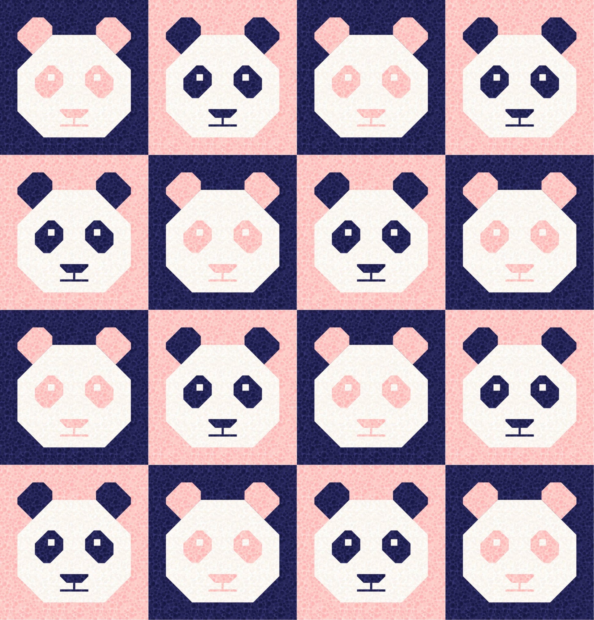 LIMITED EDITION Cotton and Joy Pandamonium Quilt Kit Featuring Lewis & Irene Bumbleberries Fabric Collection - Baby or Throw Size