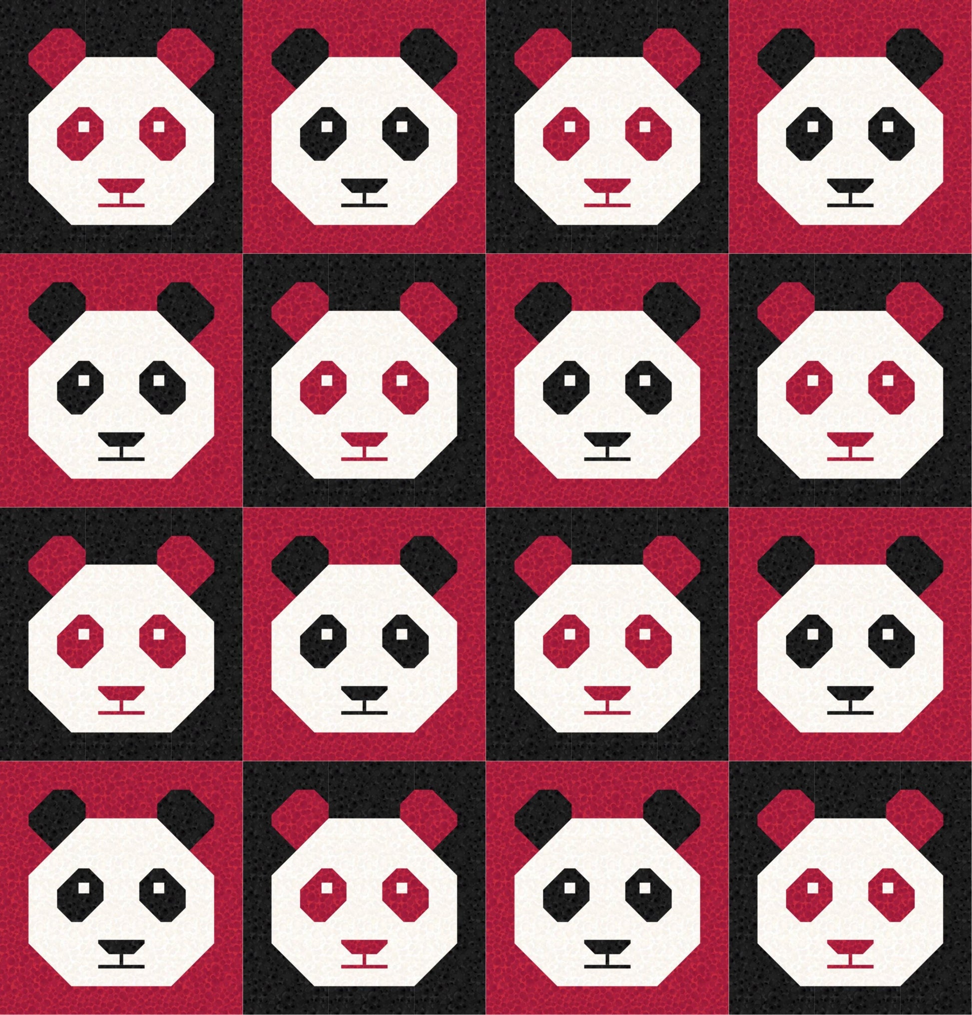 LIMITED EDITION!! Cotton and Joy Pandamonium Quilt Kit Featuring Lewis & Irene Bumbleberries Fabric Collection - Baby or Throw Size