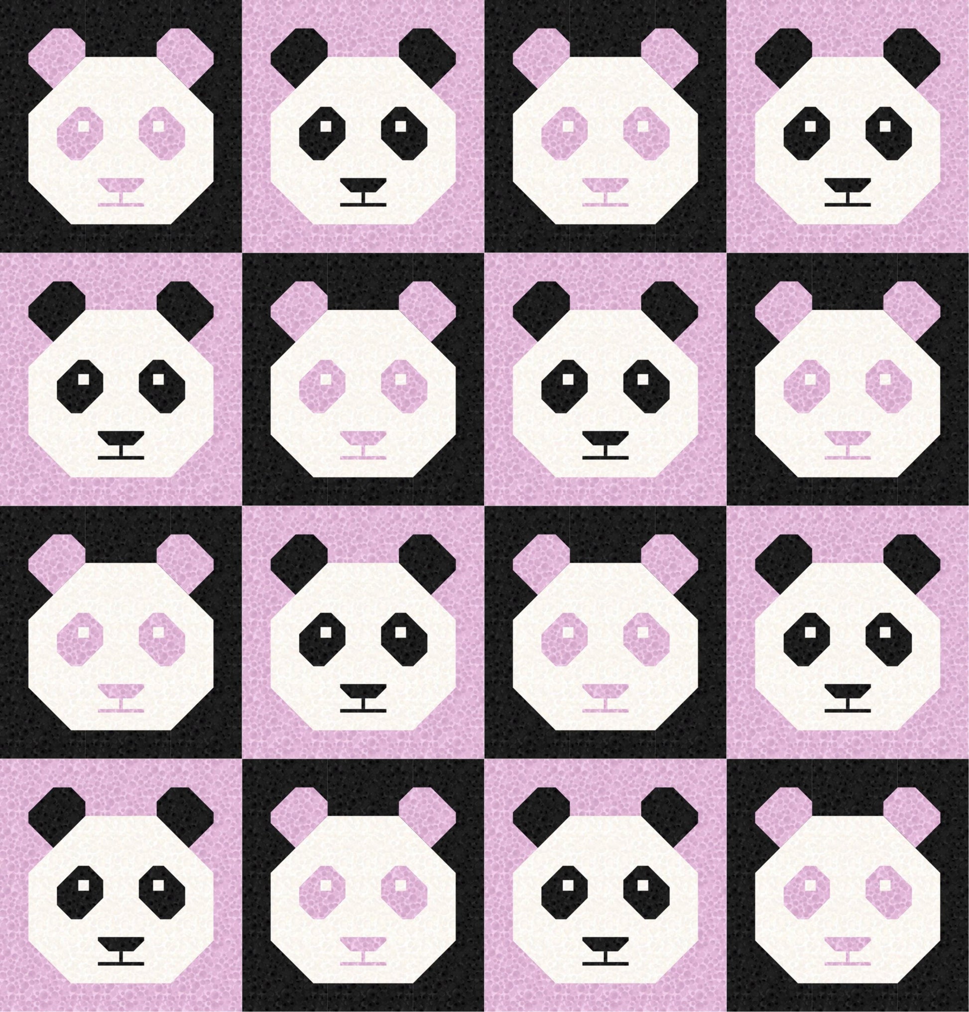 LIMITED EDITION!! Cotton and Joy Pandamonium Baby Quilt Kit Featuring Lewis & Irene Bumbleberries Fabric Collection - Baby or Throw Size