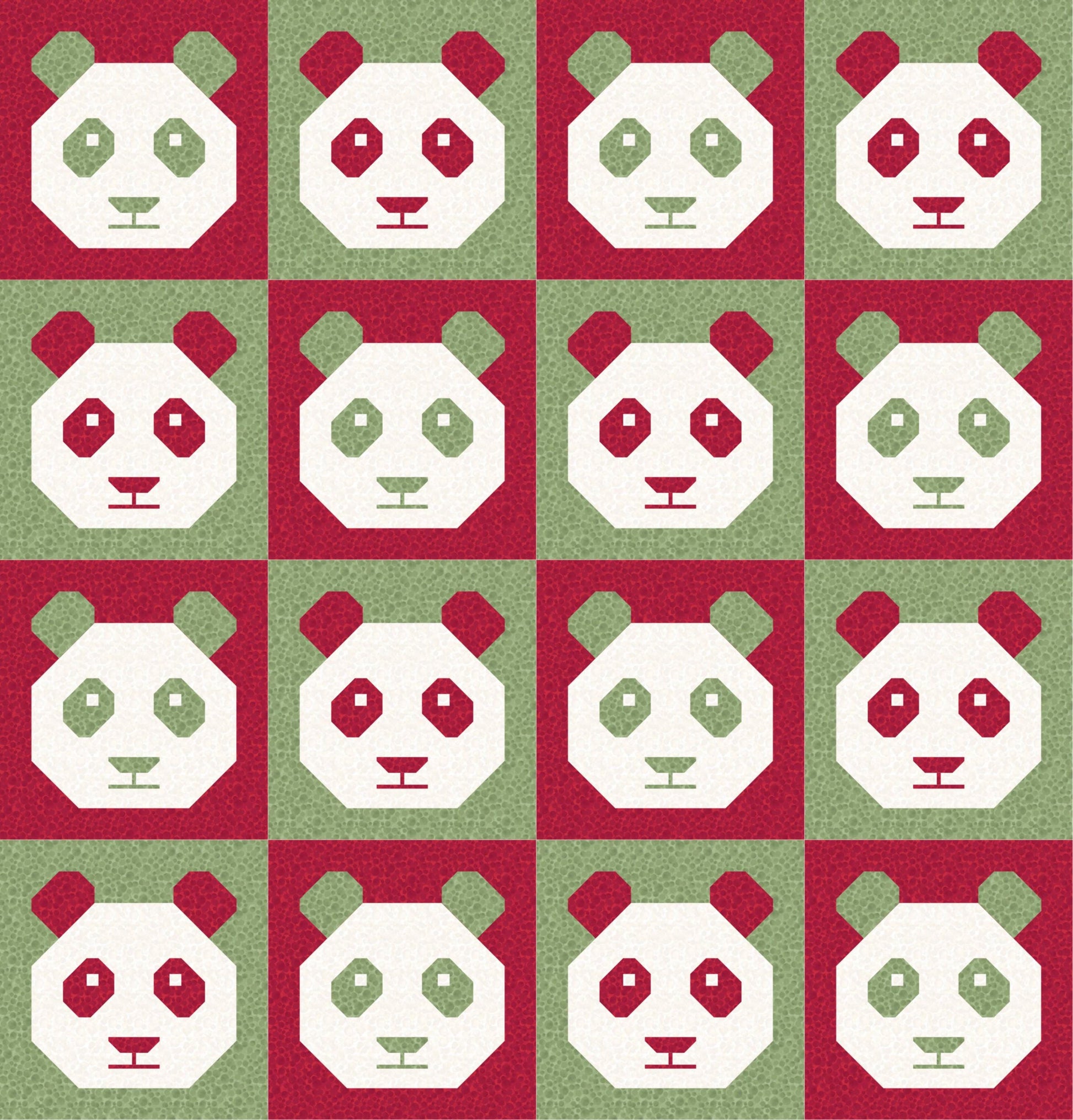 LIMITED EDITION!! Cotton and Joy Pandamonium Quilt Kit Featuring Lewis & Irene Bumbleberries Fabric Collection - Baby or Throw Size