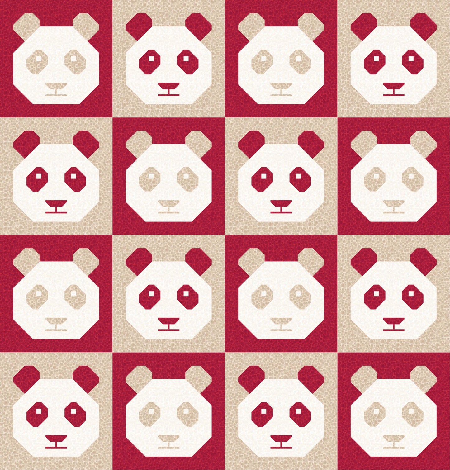 LIMITED EDITION!! Cotton and Joy Pandamonium Quilt Kit Featuring Lewis & Irene Bumbleberries Fabric Collection - Baby or Throw Size