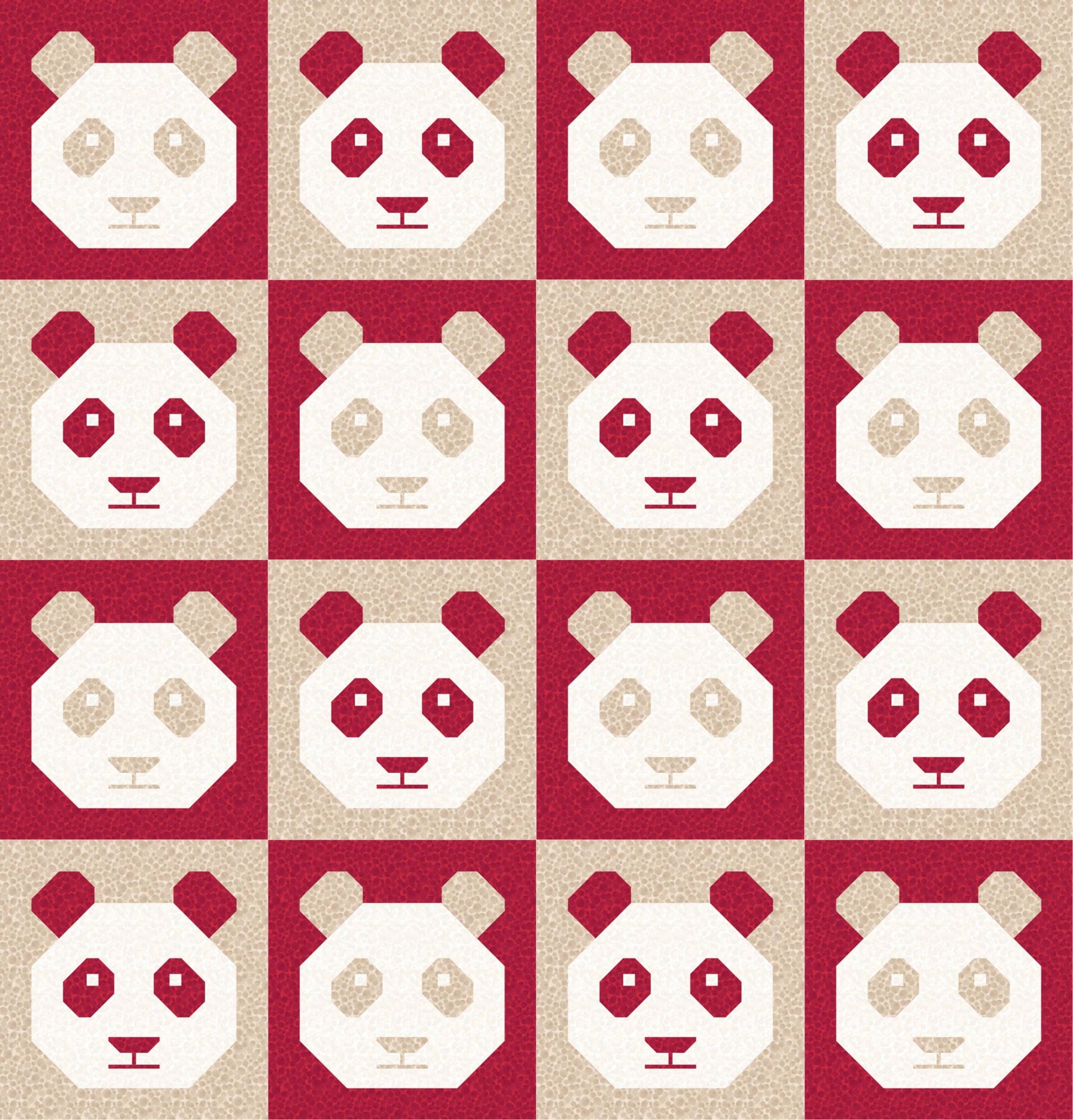 LIMITED EDITION!! Cotton and Joy Pandamonium Quilt Kit Featuring Lewis & Irene Bumbleberries Fabric Collection - Baby or Throw Size