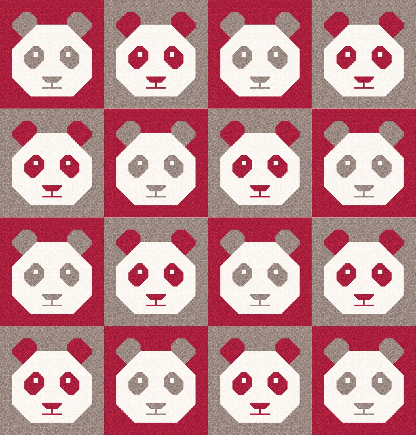 LIMITED EDITION!! Cotton and Joy Pandamonium Quilt Kit Featuring Lewis & Irene Bumbleberries Fabric Collection - Baby or Throw Size