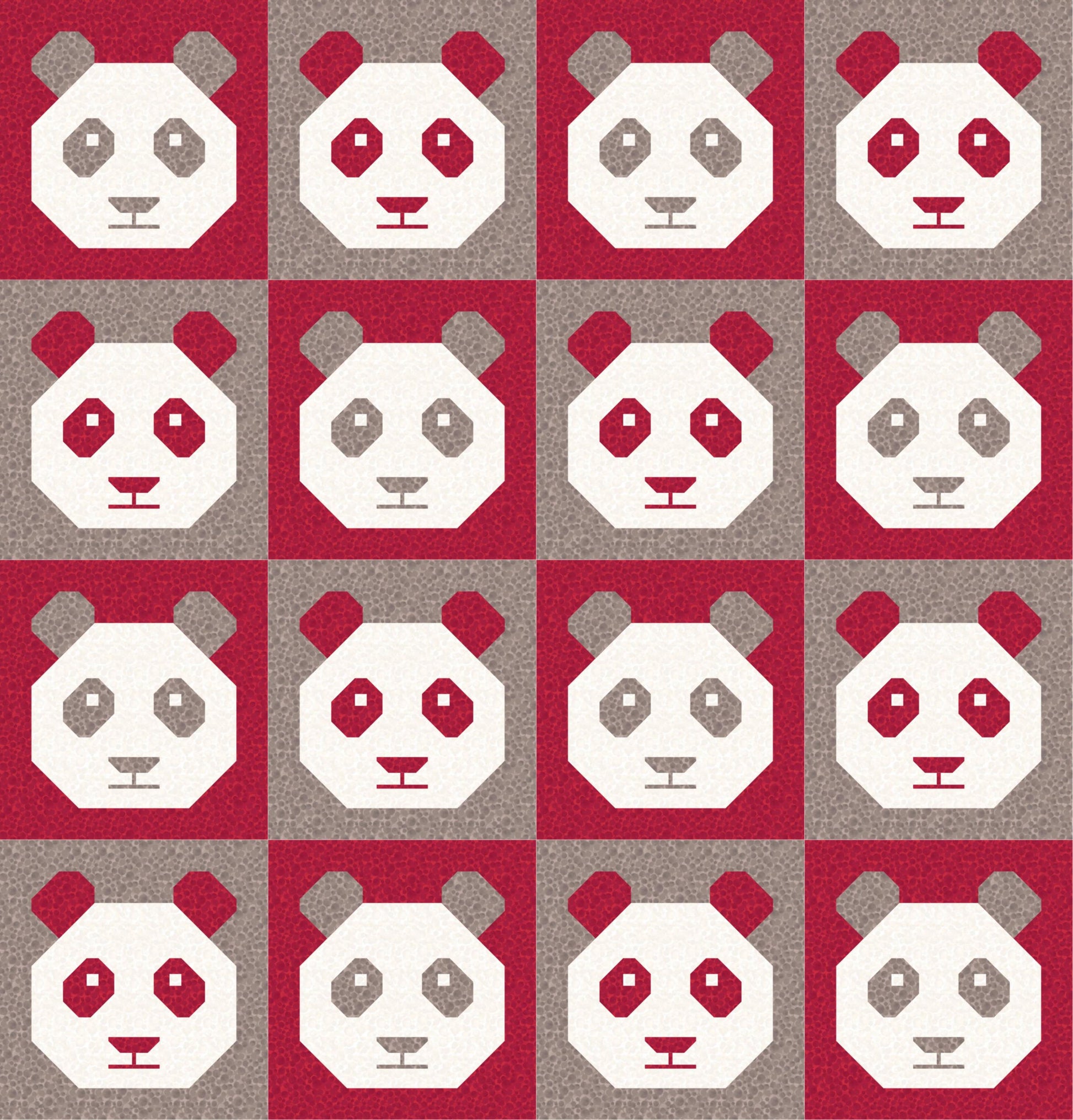 LIMITED EDITION!! Cotton and Joy Pandamonium Quilt Kit Featuring Lewis & Irene Bumbleberries Fabric Collection - Baby or Throw Size