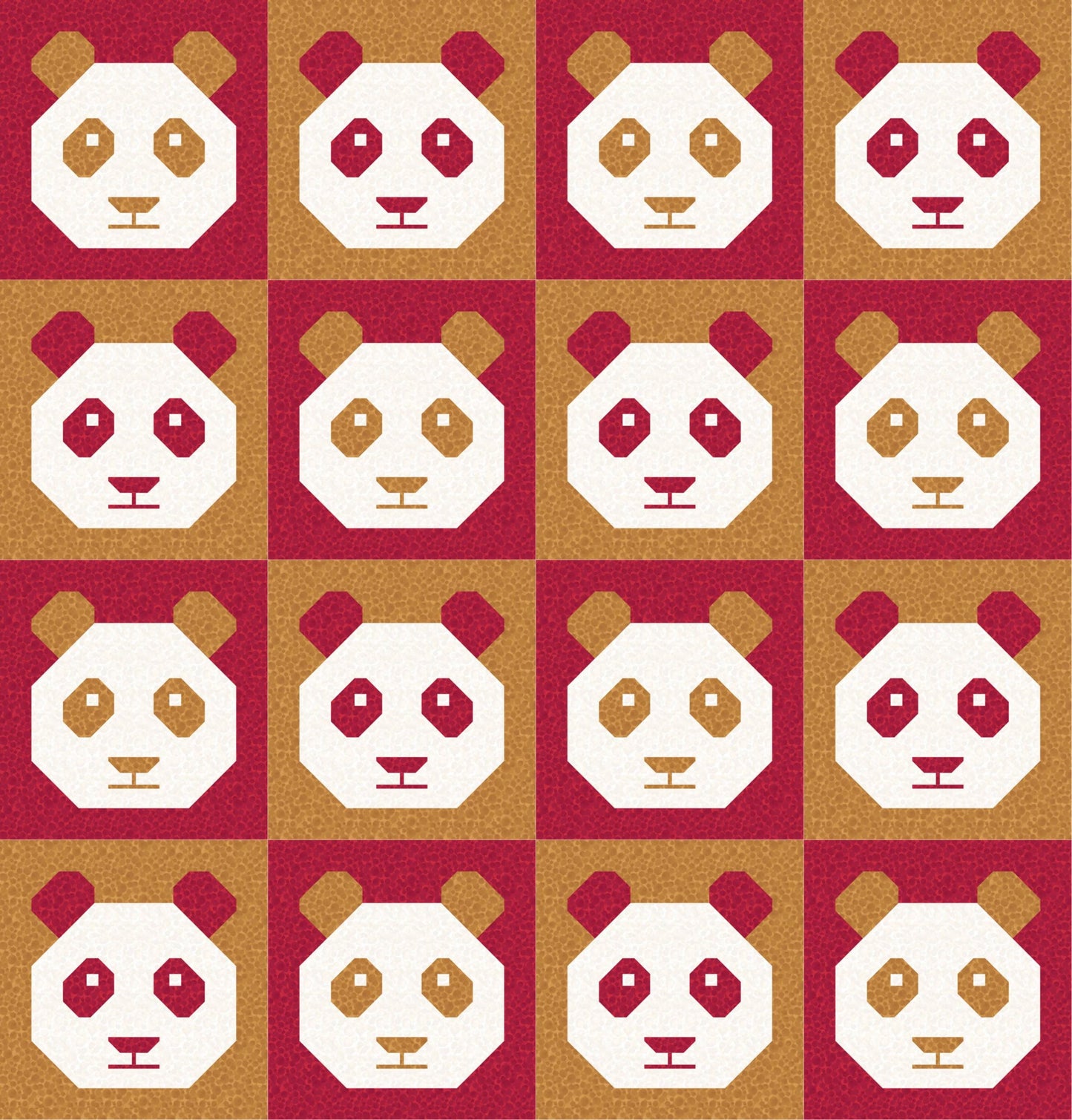 LIMITED EDITION!! Cotton and Joy Pandamonium Quilt Kit Featuring Lewis & Irene Bumbleberries Fabric Collection - Baby or Throw Size
