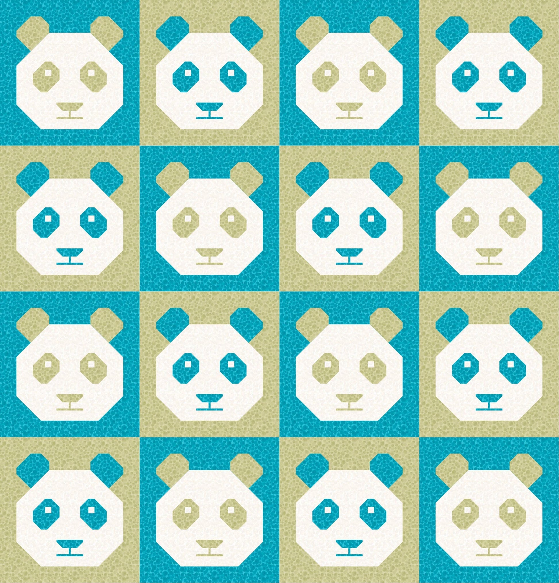 LLIMITED EDITION!! Cotton and Joy Pandamonium Quilt Kit Featuring Lewis & Irene Bumbleberries Fabric Collection - Baby or Throw Size