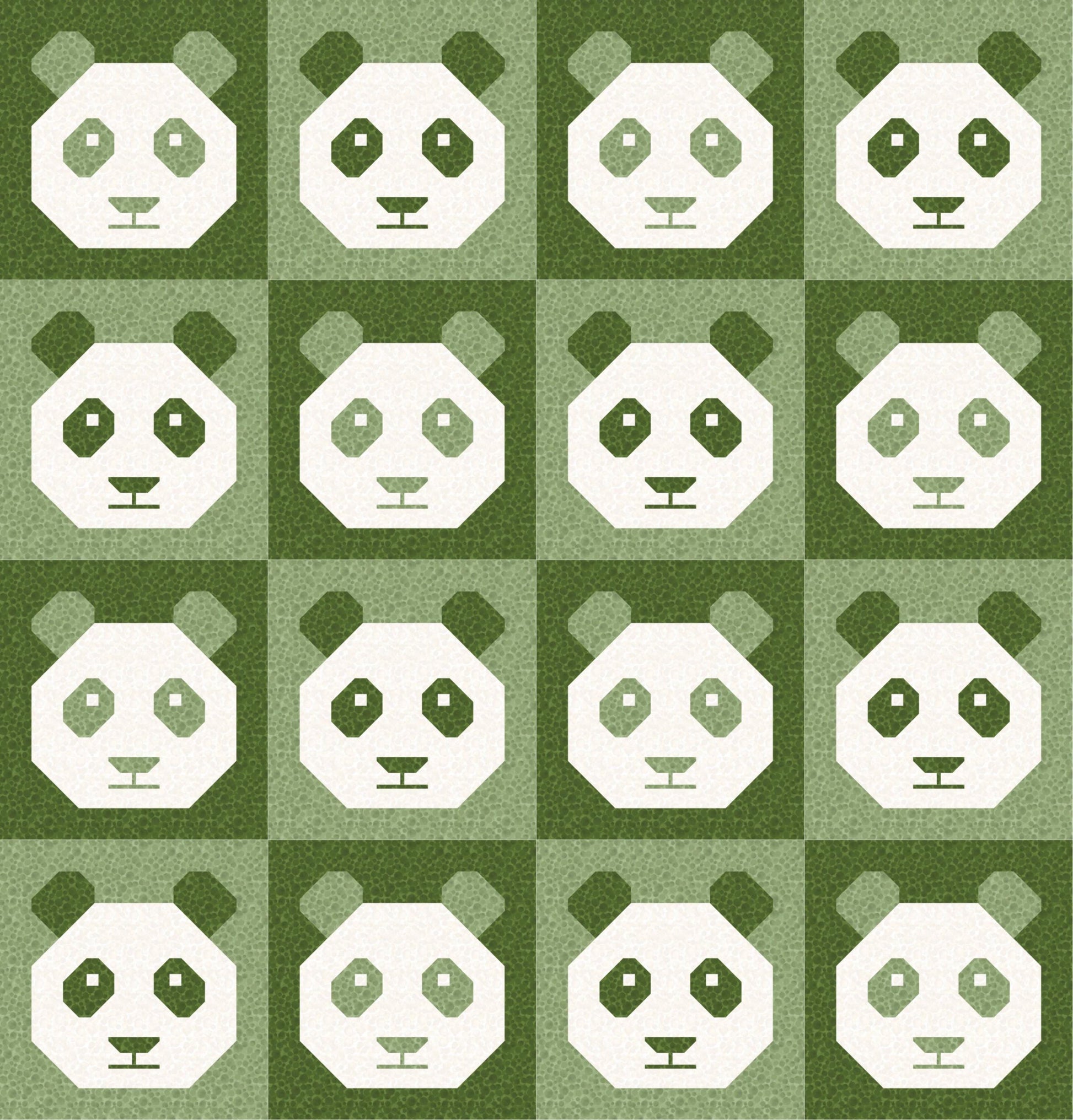 LIMITED EDITION!! Cotton and Joy Pandamonium Quilt Kit Featuring Lewis & Irene Bumbleberries Fabric Collection - Baby or Throw Size