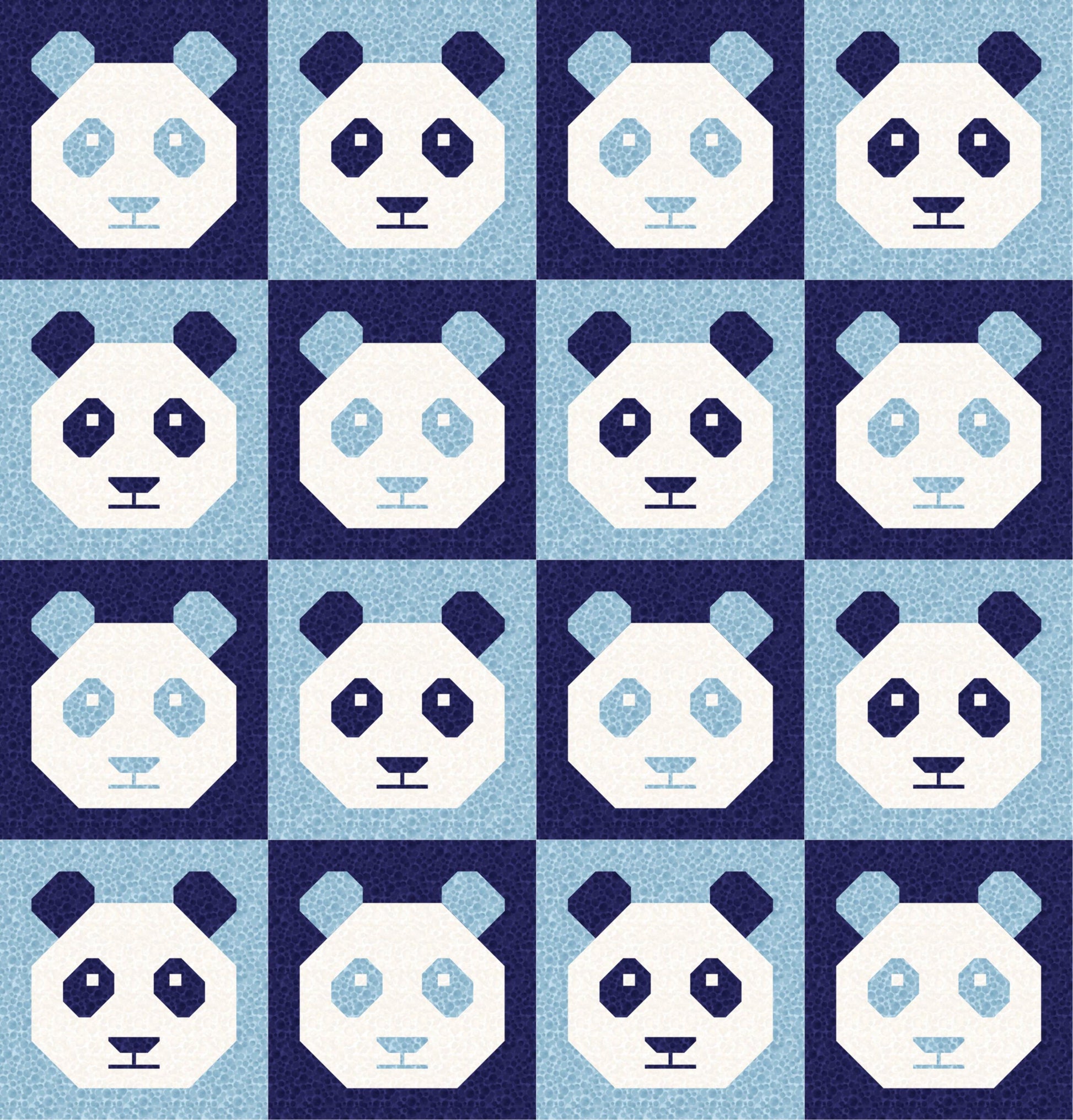 LIMITED EDITION!! Cotton and Joy Pandamonium Quilt Kit Featuring Lewis & Irene Bumbleberries Fabric Collection - Baby or Throw Size