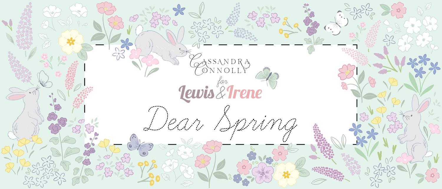 Lewis & Irene Dear Spring Fabric Collection 15pc Half-Yard Bundle Authentic Premium 100% Cotton Quilt Shop Quality Fabrics