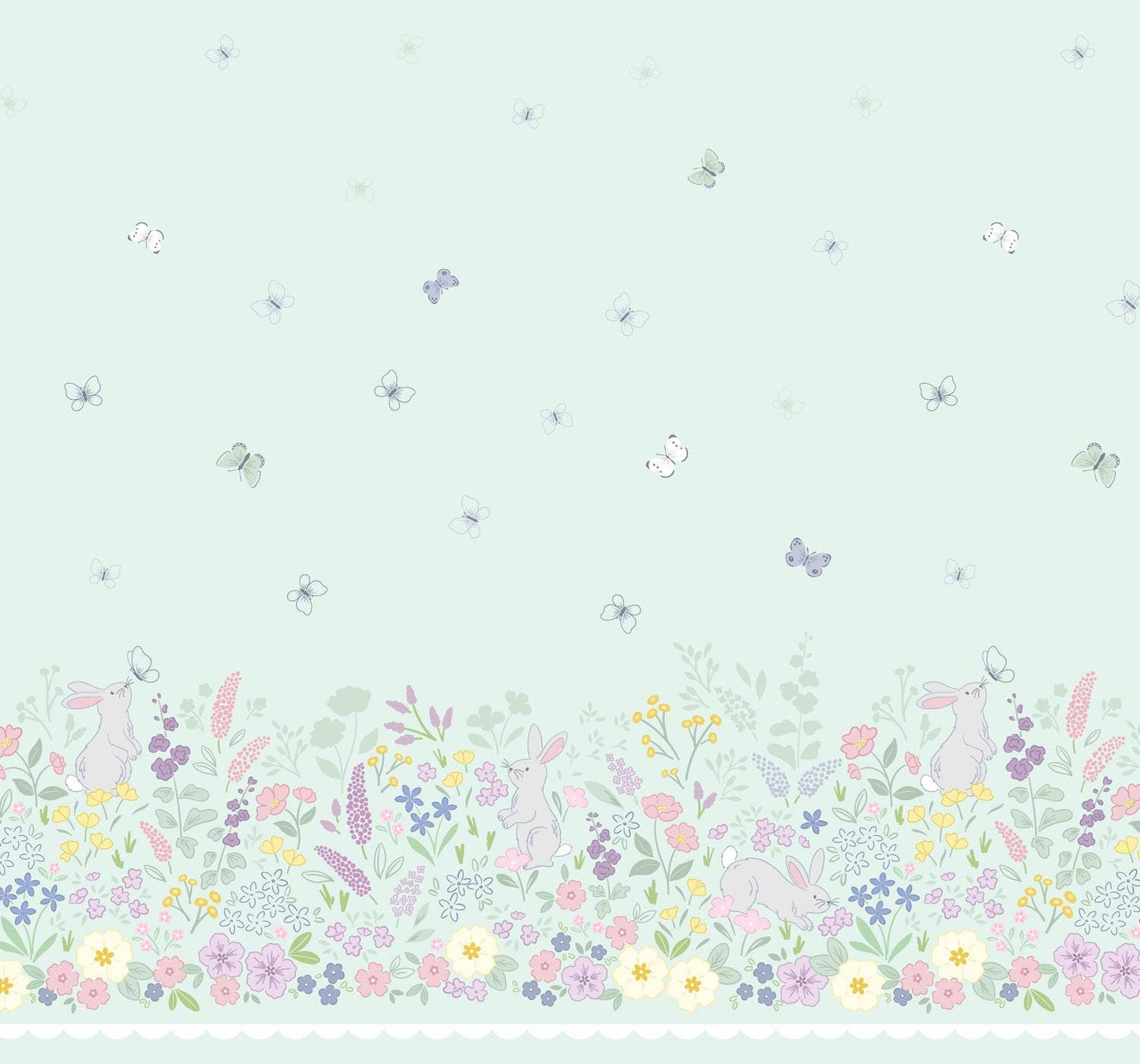 Lewis & Irene Dear Spring Fabric Collection Double Edge Border CC71 Authentic Premium 100% Cotton Quilt Shop Quality Fabrics