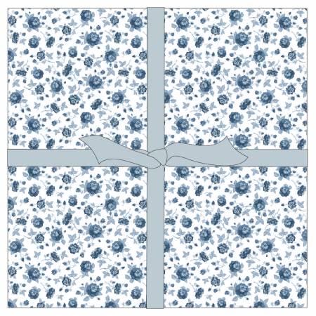 Poppie Cotton Lakeland Blues Fabric Collection 42pc 5" Stacker