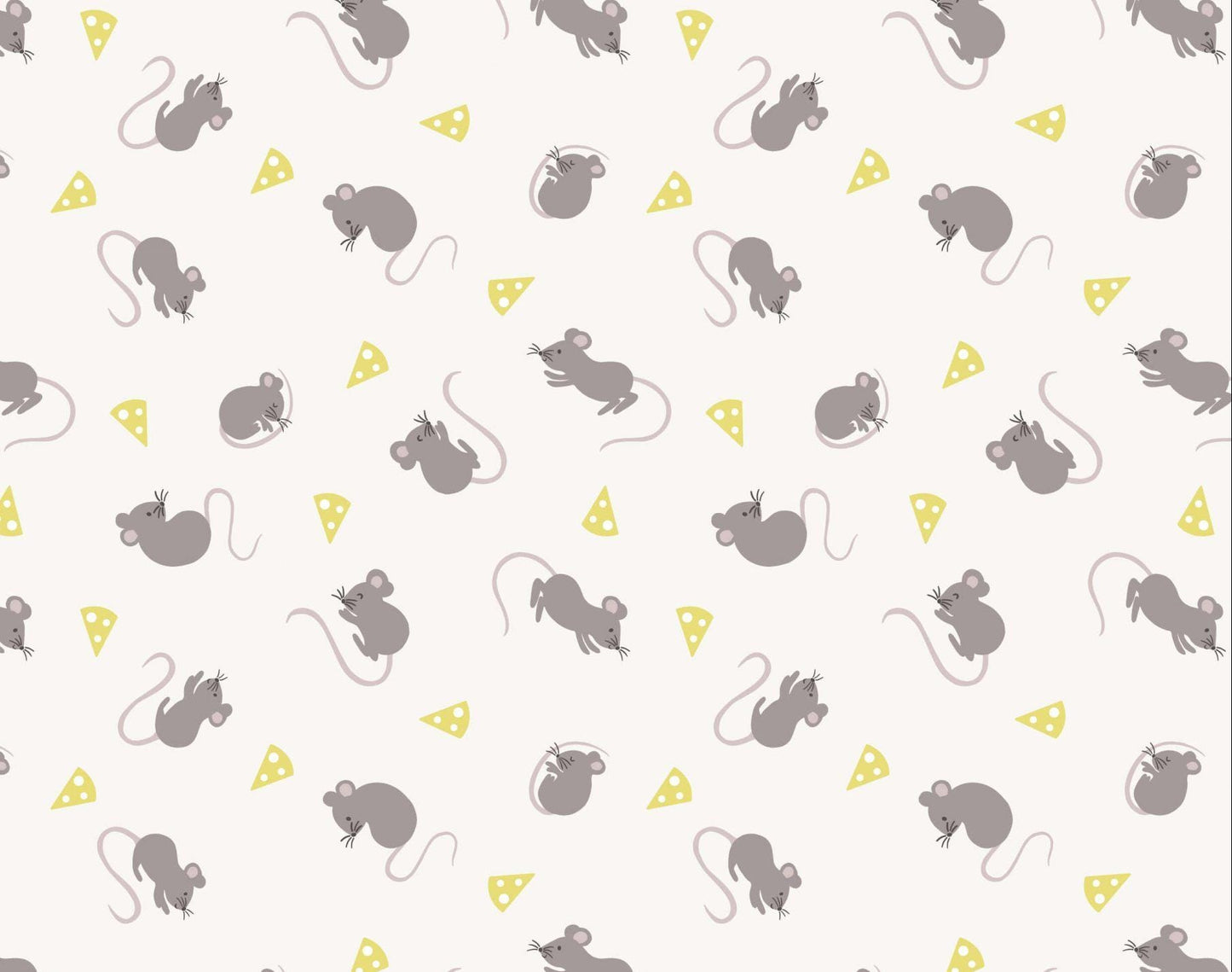 Lewis & Irene Small Things Country Creatures Fabric Collection Mice on Cream Authentic Premium 100% Cotton Quilt Shop Quality Fabrics
