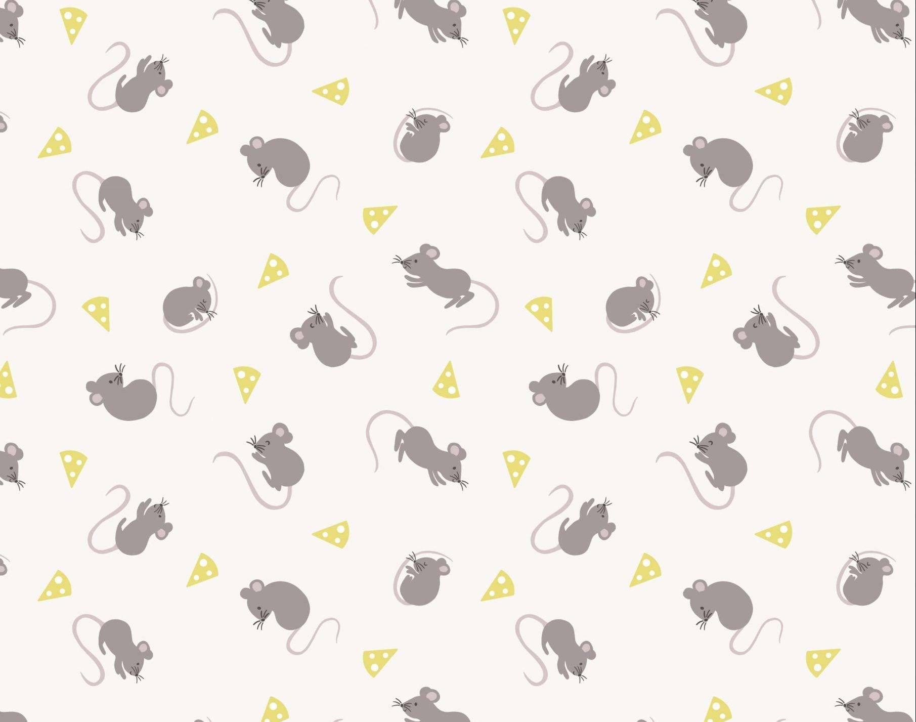 Lewis & Irene Small Things Country Creatures Fabric Collection Mice on Cream Authentic Premium 100% Cotton Quilt Shop Quality Fabrics