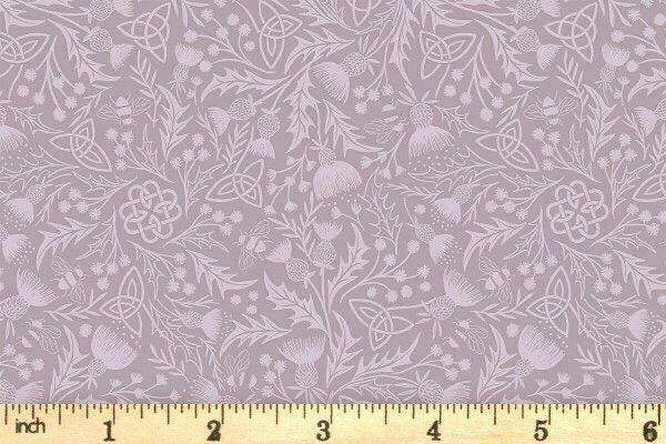 Lewis & Irene A Celtic Summer Fabric Collection Celtic Thistle Heather 990C Authentic Premium 100% Cotton Fabrics
