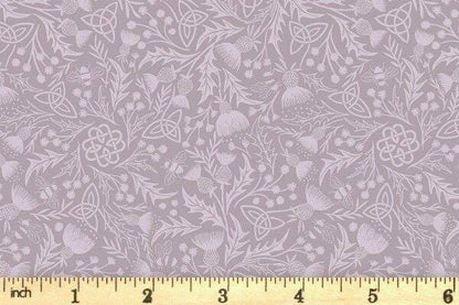 Lewis & Irene A Celtic Summer Fabric Collection Celtic Thistle Heather 990C Authentic Premium 100% Cotton Fabrics