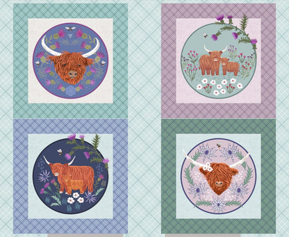 Lewis & Irene A Celtic Summer Fabric Collection 17pc Fat Quarter Bundle + Bonus Pillow Panel Authentic Premium 100% Cotton Fabrics