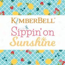 Kimberbell Sippin on Sunshine Quilt Collection (Options: Pattern, Embellishment Kit, Fabric Kit, Thread Set)