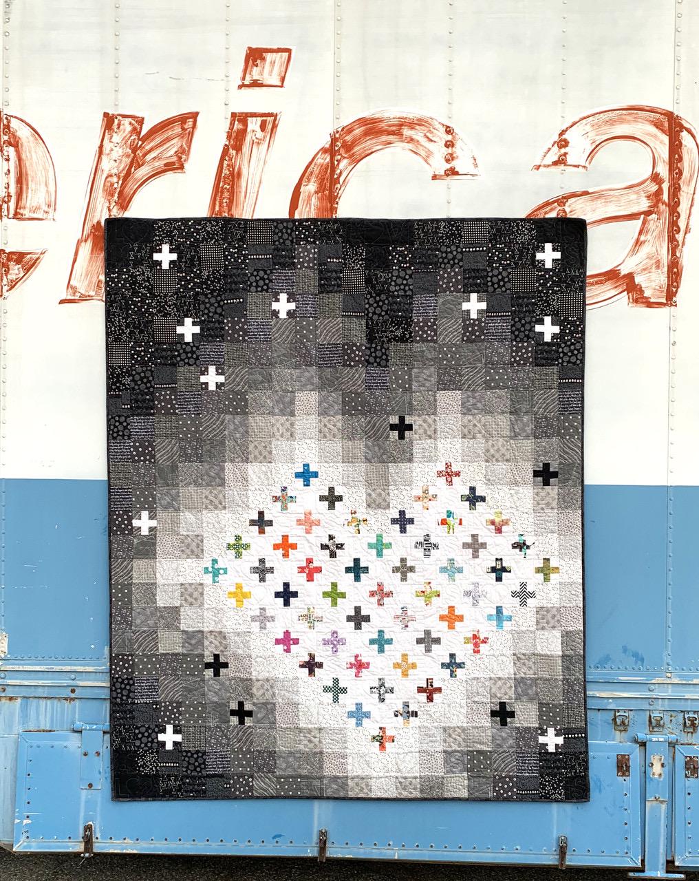 DIGITAL DOWNLOAD Cotton Street Commons Just Add Love Quilt Pattern Finished Size 70"x84"