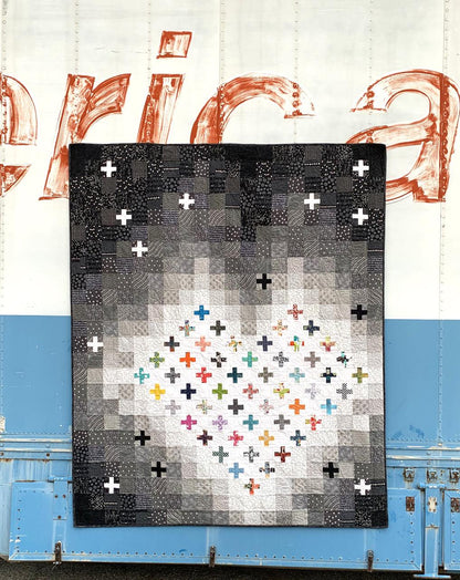 DIGITAL DOWNLOAD Cotton Street Commons Just Add Love Quilt Pattern Finished Size 70"x84"