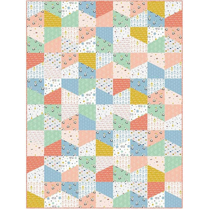 A Bright Corner Lofty Quilt Pattern - 4 Size Variations Per Pattern