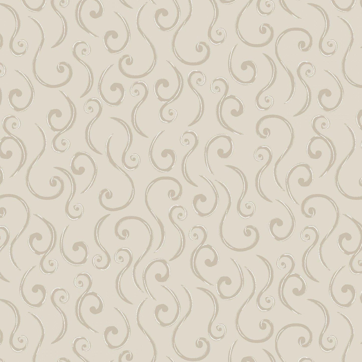 Windham Fabrics Whistler Studios Dark Roast Fabric Collection Steam Swirls on Cream Authentic Premium 100% Cotton Quilt Shop Quality Fabric