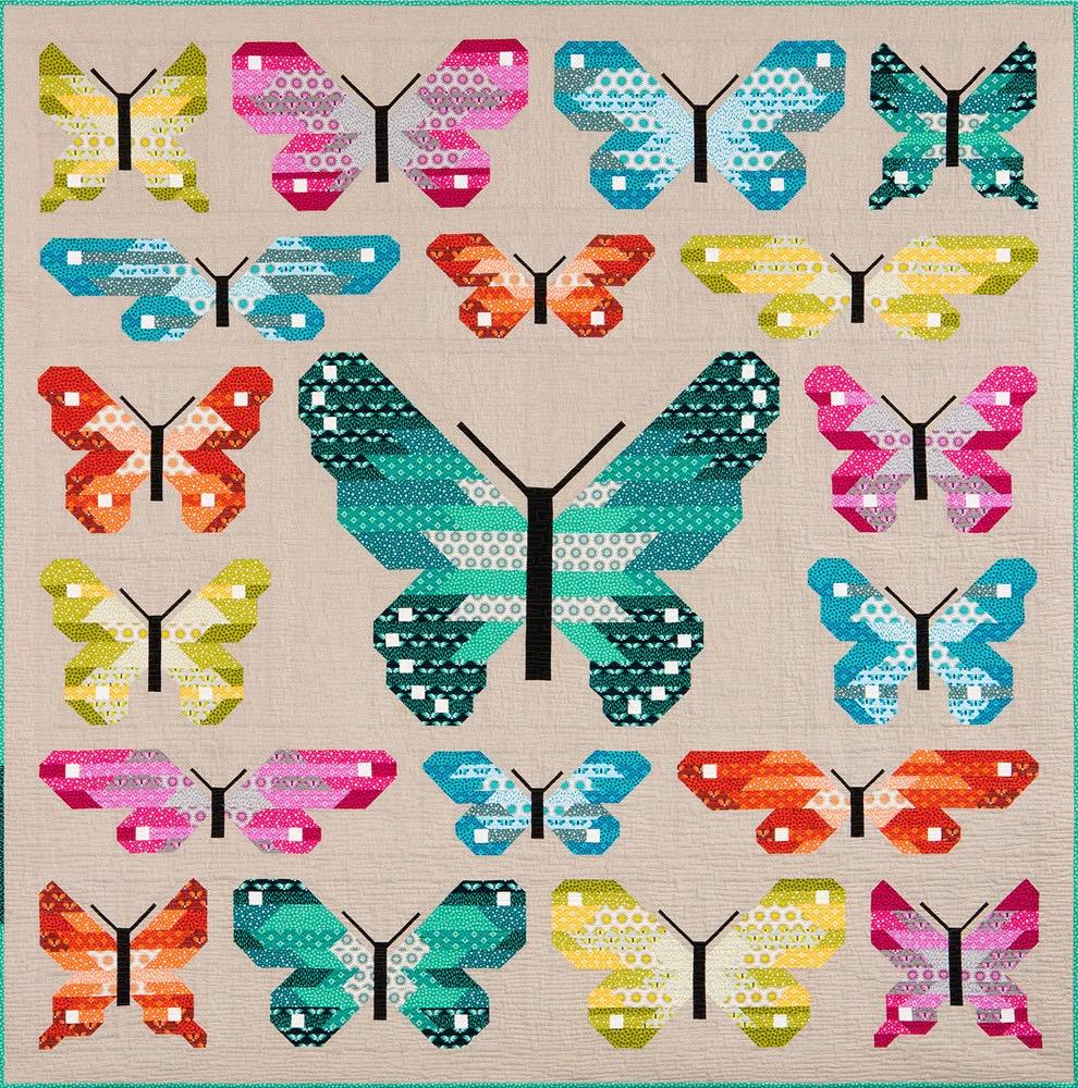 Elizabeth Hartman Lepidoptera Pattern - 2 Size Variations Per Pattern