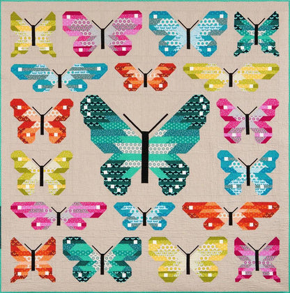 Elizabeth Hartman Lepidoptera Pattern - 2 Size Variations Per Pattern