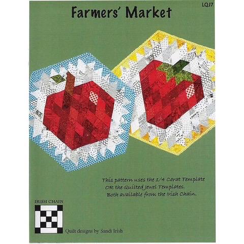 Irish Chain Farmers' Market Table Topper Pattern Finished Size: 20-1/2"x18"