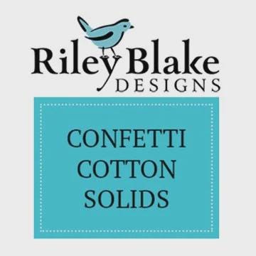 Riley Blake Confetti Cottons Fabric Collection Riley Teal C-120 Teal Authentic Premium 100% Cotton Quilt Shop Quality Fabrics