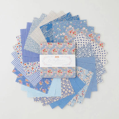 Tilda Creating Memories Summer and Ocean Blues Fabric Collection 16pc Fat Eight Bundle Authentic Premium 100% Cotton Fabrics