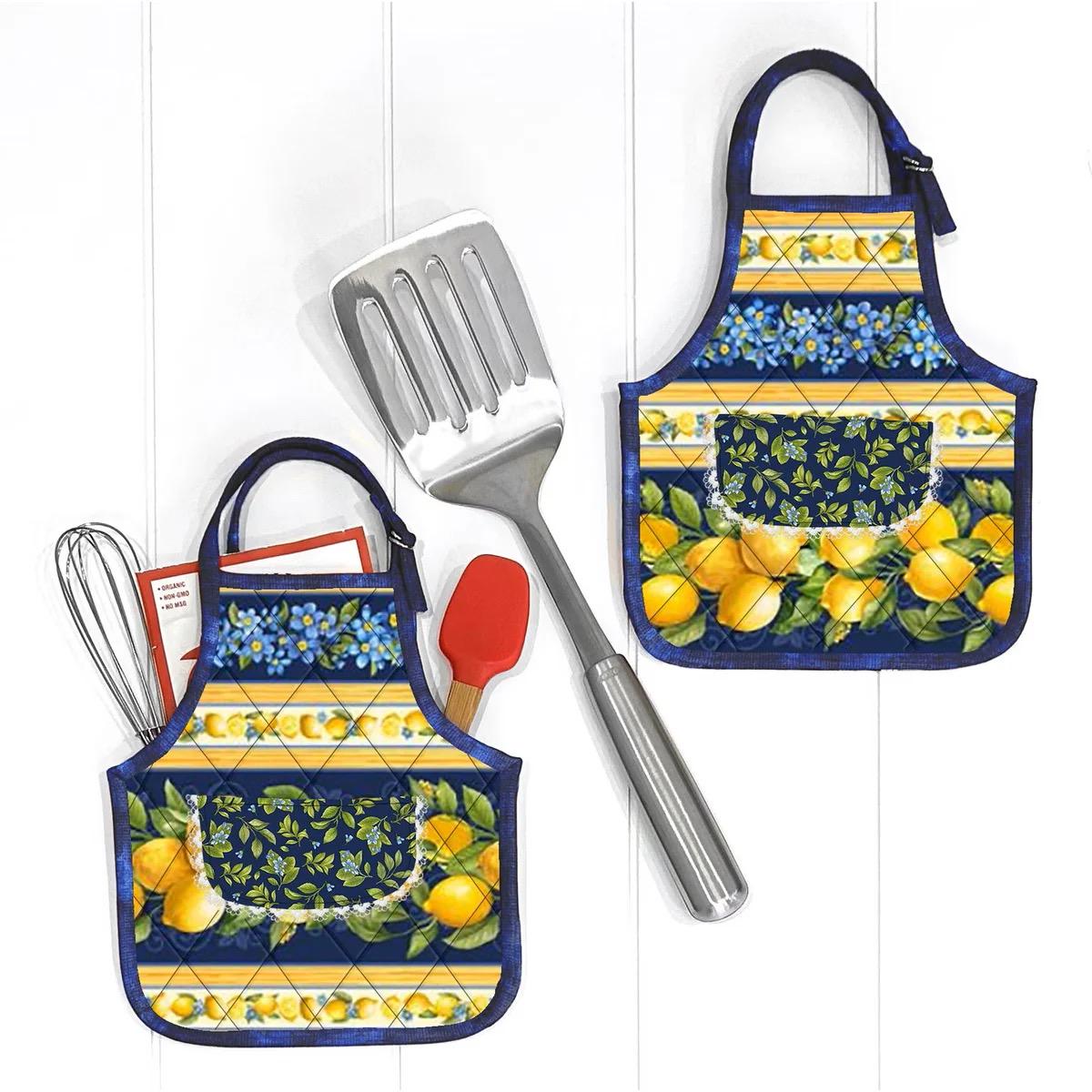 J. Minnis Design Studio Apron Hot Pads Pattern - Opt Acrylic Template Available JMD-229e
