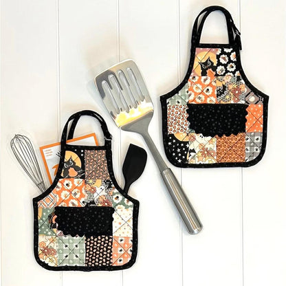 J. Minnis Design Studio Apron Hot Pads Pattern - Opt Acrylic Template Available JMD-229e
