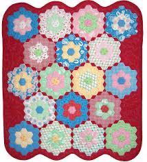 Quiltsmart Mary's Flower Garden Printed Interfacing Classic Pack - 3 Size Variations Per Pack