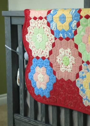 Quiltsmart Mary's Flower Garden Printed Interfacing Classic Pack - 3 Size Variations Per Pack