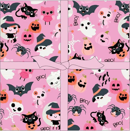 Poppie Cotton Not Scary Fabric Collection 42 pc 5" Stacker Authentic Premium 100% Cotton Quilt Shop Quality Fabrics