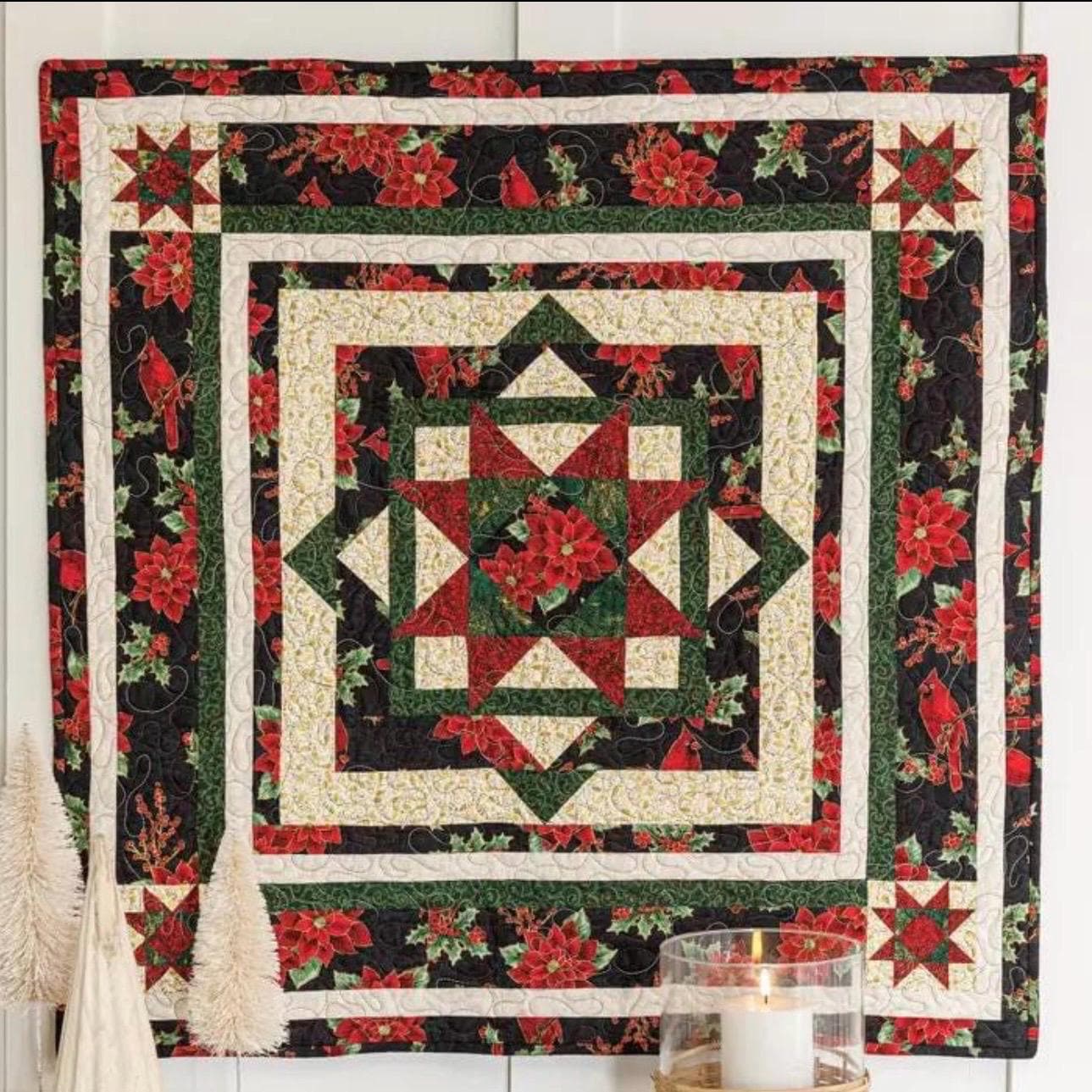 Annie's Quilting Merry Quilted Christmas Quilt Pattern Book - Brighten Your Holidays With 11 Festive Projects (Softcover) A141511