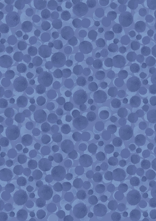 Lewis & Irene Bumbleberries Blenders Fabric Collection St Ives Blue BB012 Authentic Premium 100% Cotton Quilt Shop Quality Fabrics