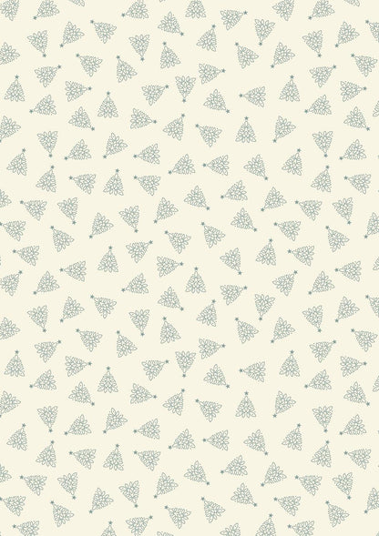 Lewis & Irene Celtic Christmas Fabric Collection Celtic Trees on Cream C131A Authentic Premium 100% Cotton Quilt Shop Quality Fabrics