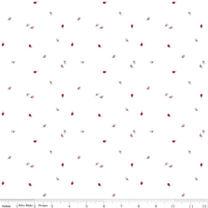Riley Blake Jennifer Long To Grandmother's House Fabric Collection Bit of Berries on Cloud