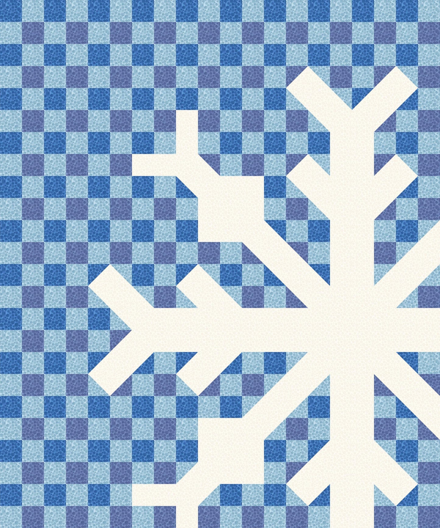 LIMITED EDITION Lewis & Irene Snowflake Quilt Kit Featuring Lewis and Irene Bumbleberries Fabric Collection